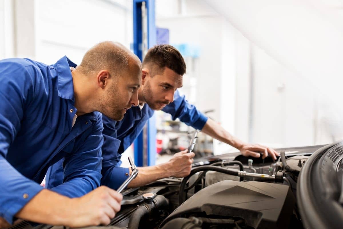 Automotive Services training track.
