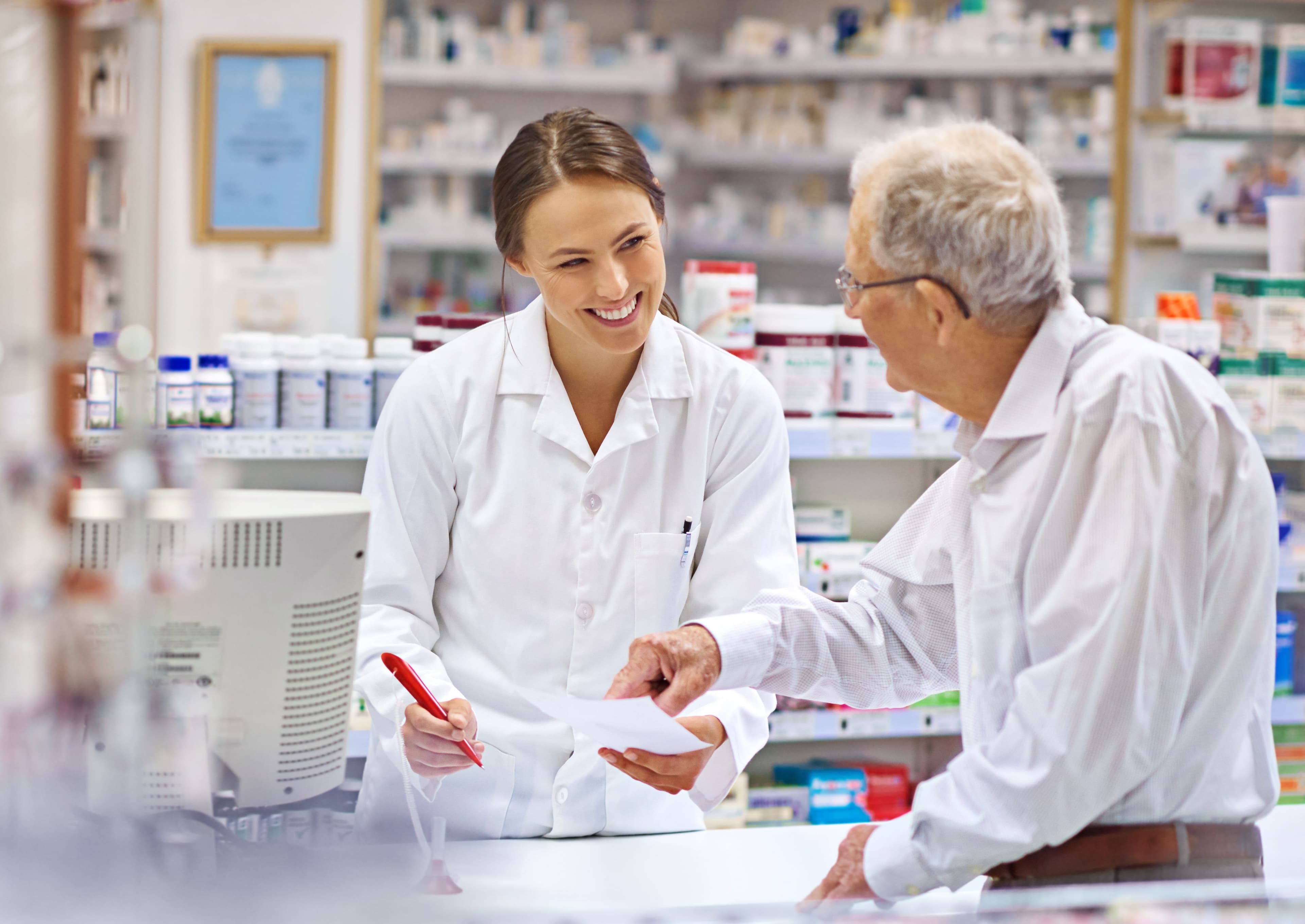 Healthcare & Community Pharmacies planned training track.